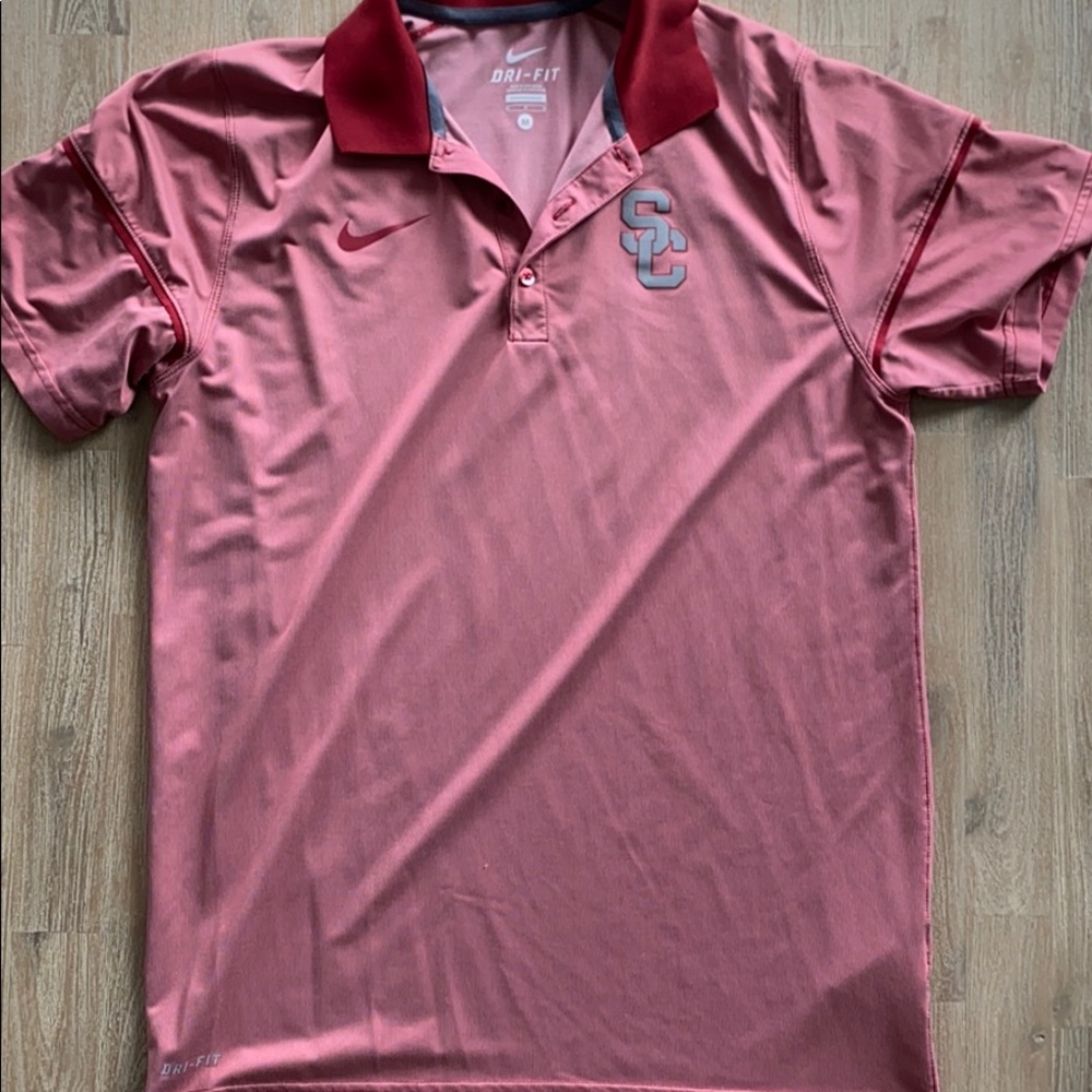 Nike men’s dri-fit USC polo